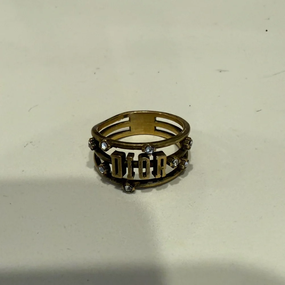 Metal Crystal Revolution Ring 
Dior crystal ring - Picture 3 of 4